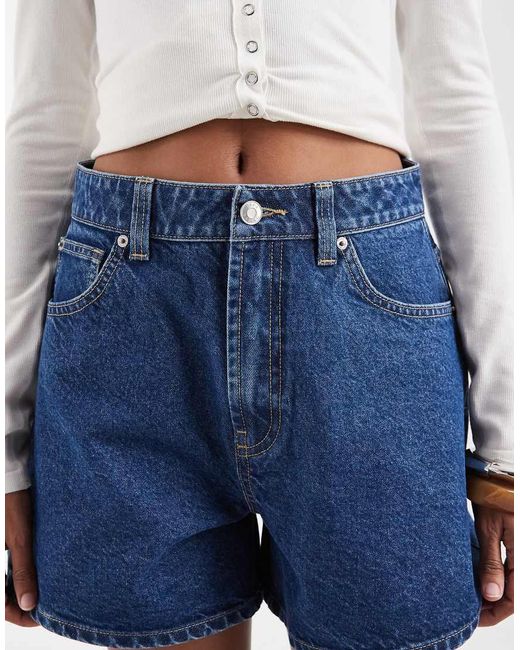 ASOS Blue Longer A-line Shorts