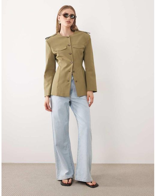 ASOS Getailleerd Jack in het Green