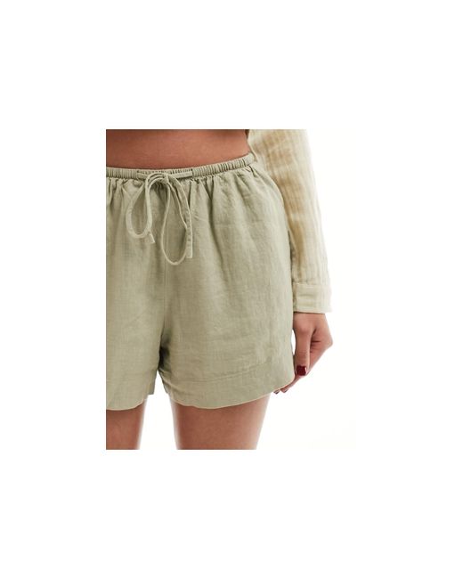 Cotton On Natural Cotton On Relaxed Drawstring Shorts