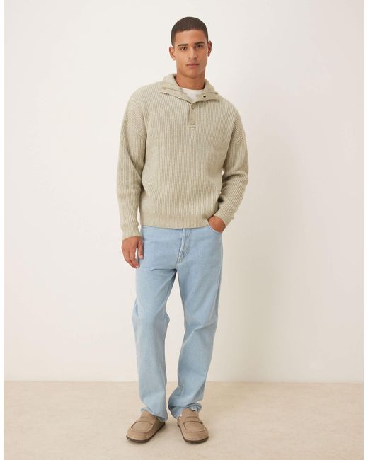 ASOS – strickpullover in Natural für Herren