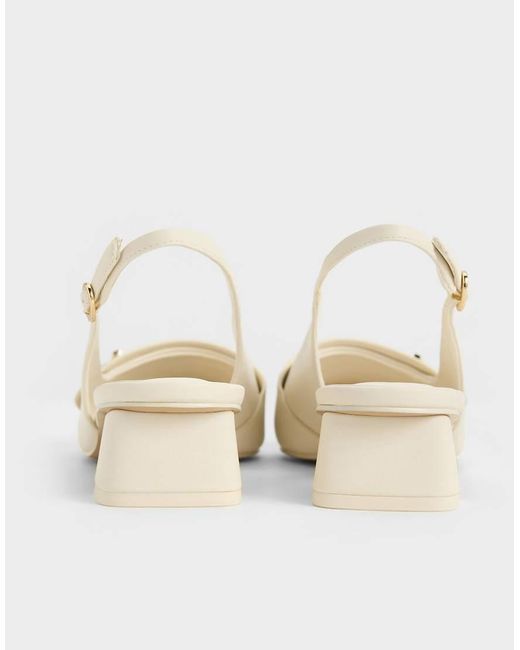 Charles & Keith Brown Marley Slingback Pumps