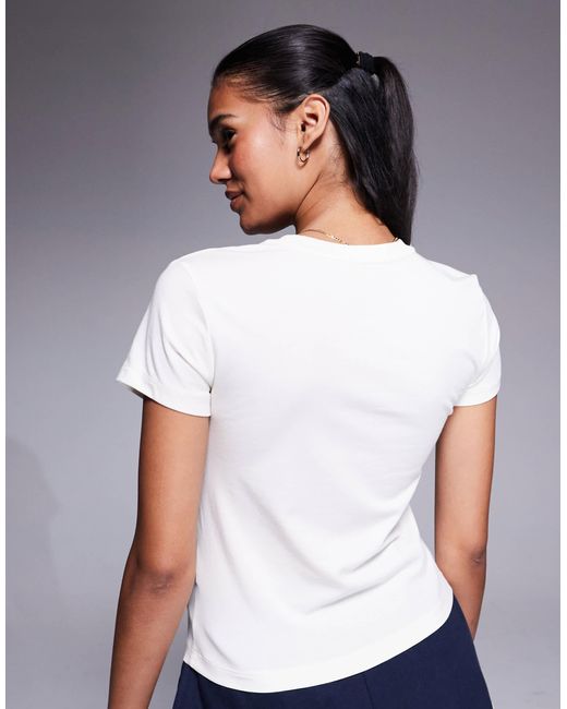 Nike White Phoenix Fleece Slim Graphic T-shirt