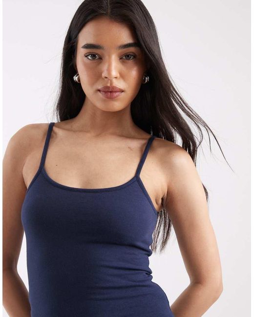 Hollister Blue Reversible Graphic Cami