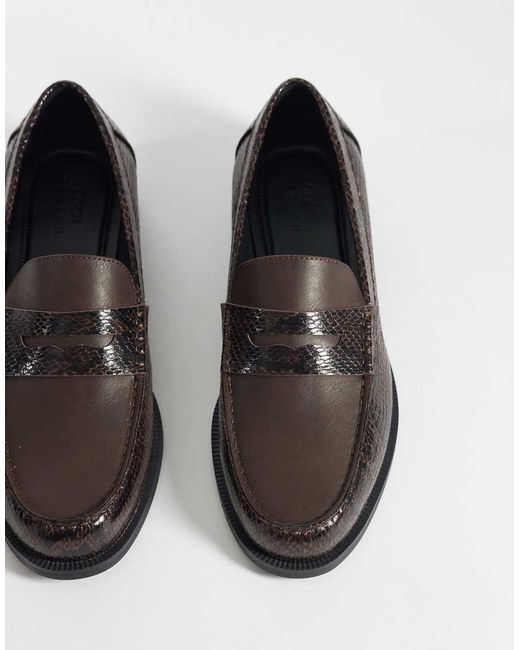 ASOS White Penny Loafers for men