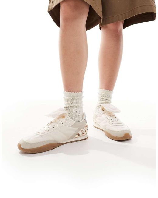 Stradivarius Natural Leather Trainer
