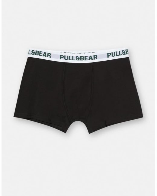 Pull&Bear Set Van 3 Boxershorts in het Black voor heren