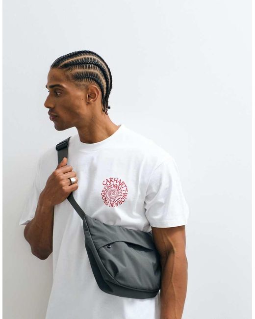 Carhartt White Spirals Back Print T-Shirt for men