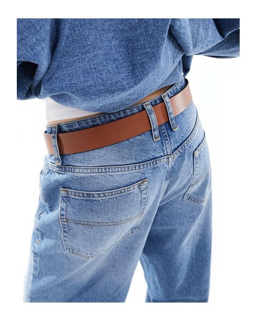ASOS Blue Waist And Hip Half Moon Jeans Belt