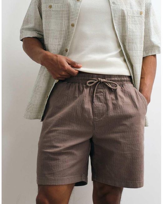 River Island Pull-On Short in het White voor heren