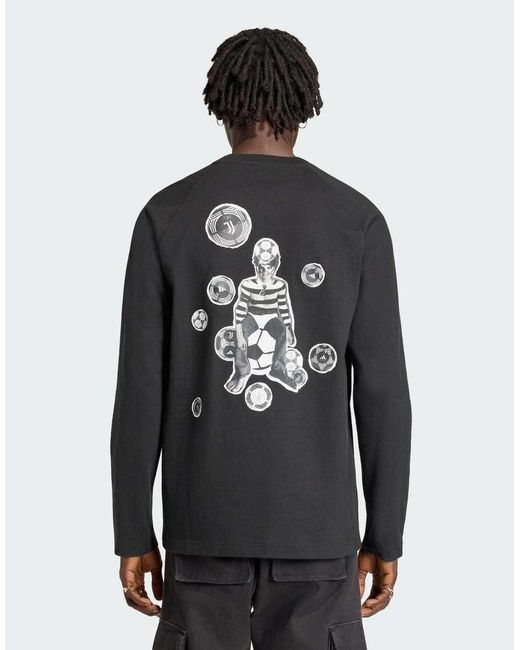 Adidas Originals Blue Sgura T-shirt Long Sleeve for men