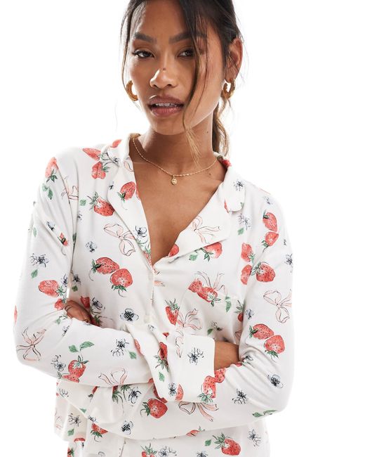 Exclusivité - - chemise d'ensemble Kaiia en coloris White