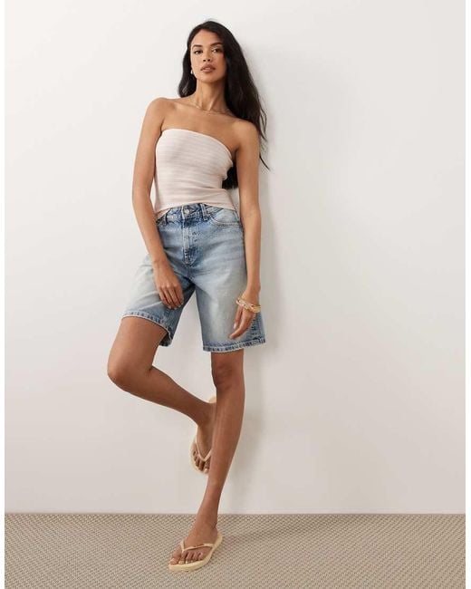 Gina Tricot Pink Super Stretch Tube Top