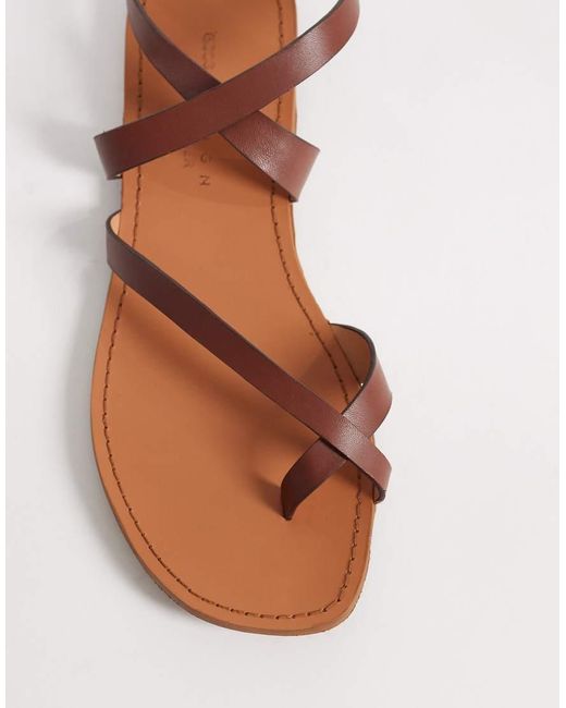 ASOS Brown Friction Sandal