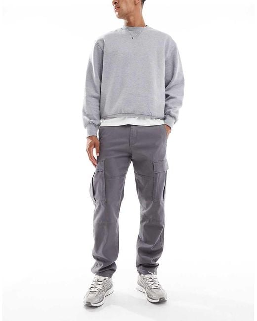 Jack & Jones Blue Slim Fit Cargo Trouser for men