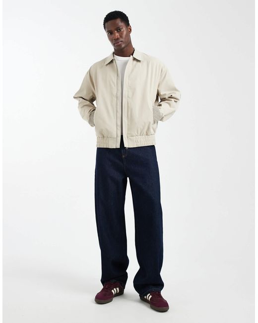 ASOS – bomberjacke in Natural für Herren