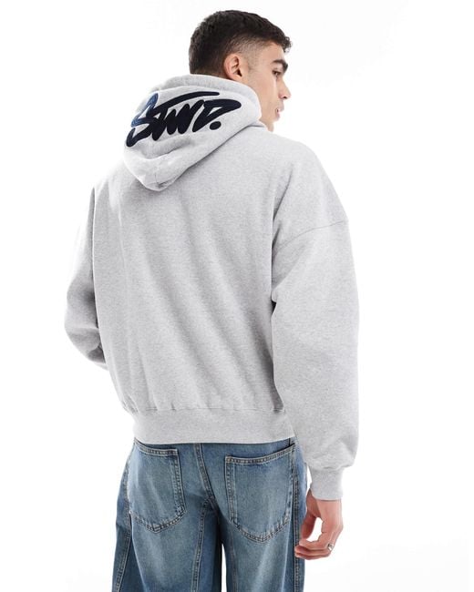 Stwd - sweat à capuche Pull&Bear pour homme en coloris Gray