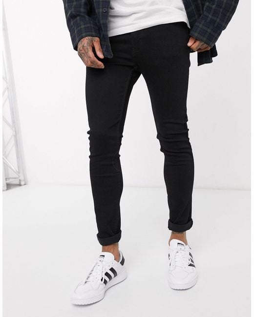 Levi's 519 Extreme Skinny Fit in Black for Men | Lyst