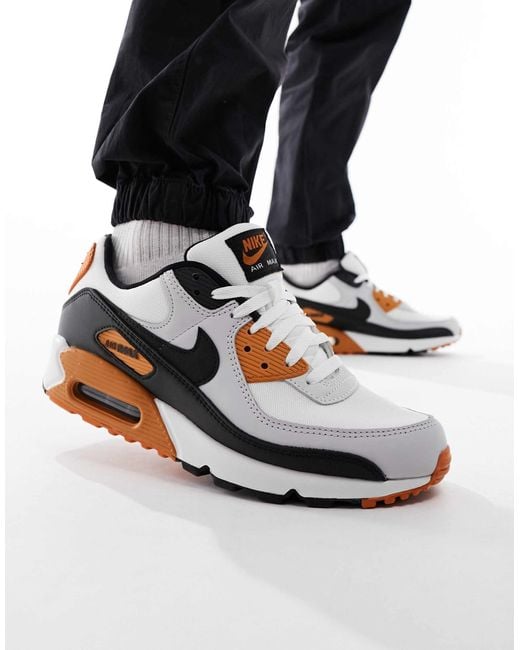 black and orange nike air max 90