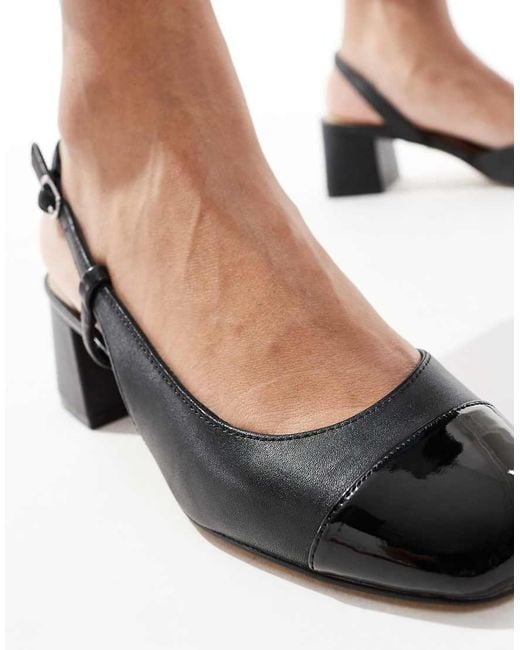 ALDO Black Bialle Slingback Heels