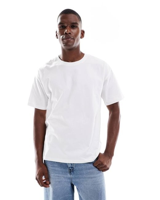 New Look White Oversized T-Shirt for men