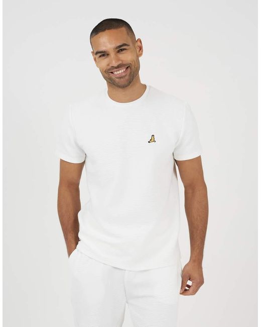 Brave Soul White Crew Neck T-Shirt for men