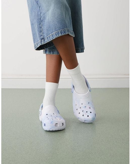 CROCSTM Blue Classic Marble Clog