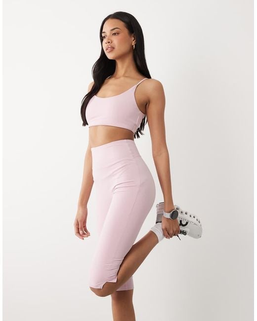 Gina Tricot Pink Mix And Match Yoga Capri Leggings