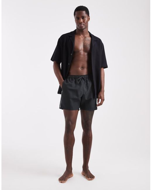 ASOS Black Swim Shorts for men
