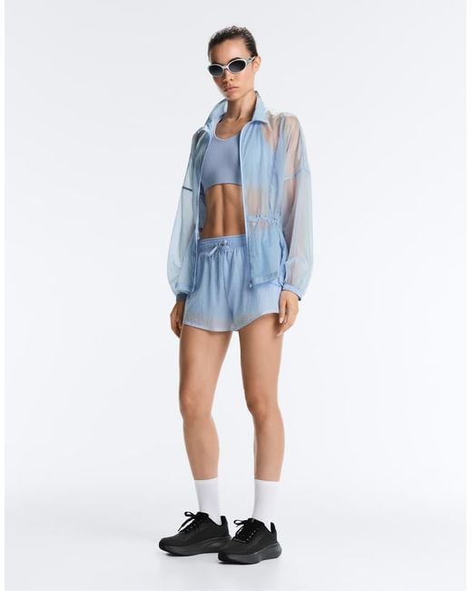 Oysho Blue Lightweight Track Jacket