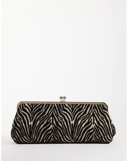 ASOS Black Elongated Frame Clutch