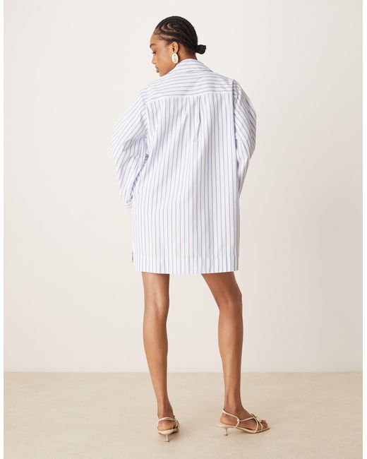 ASOS Natural Asos design tall – mini-hemdkleid