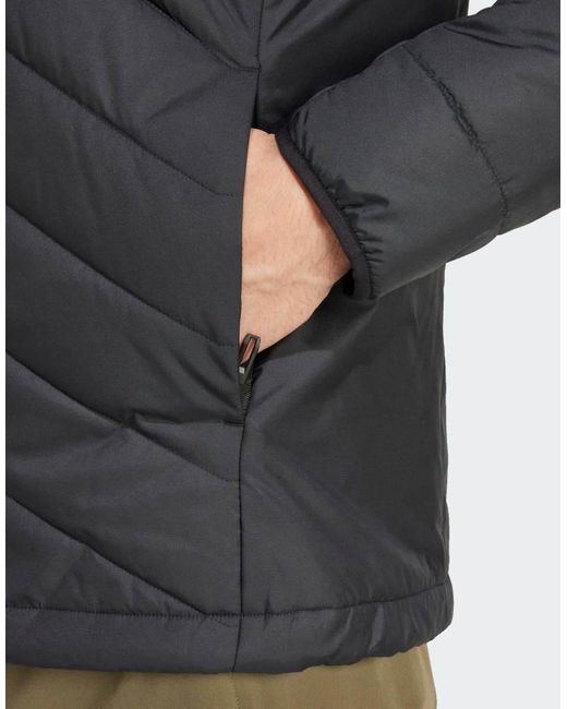 Adidas Gray Terrex Multi Synthetic Insulated Jacket for men