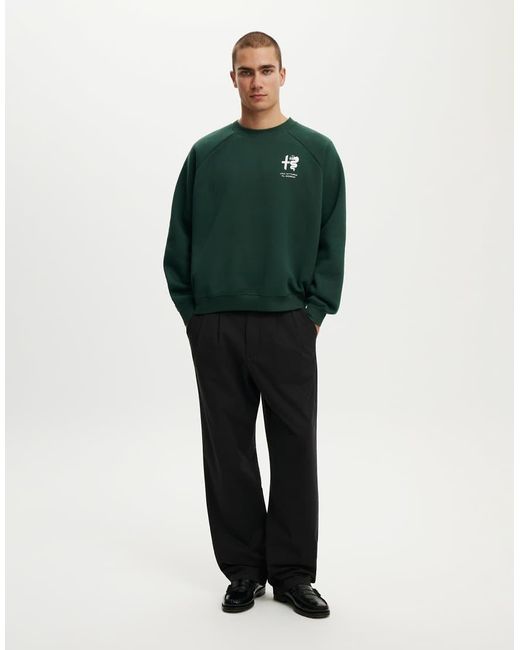 Cotton On Green Box Fit Alfa Romeo Sweater for men