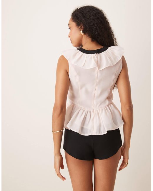 Sister Jane Natural Dream Haven Ruffle Top