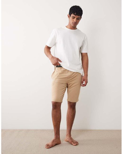 Polo Ralph Lauren Natural Crest Logo Jersey Sleep Short for men