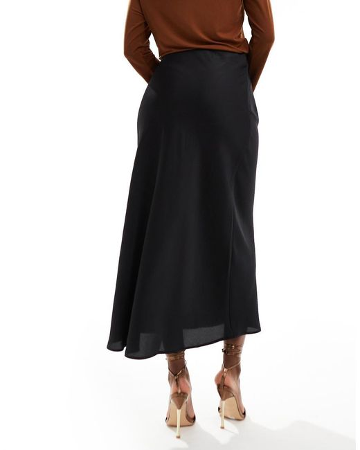 Gonna Midi di Vila in Black