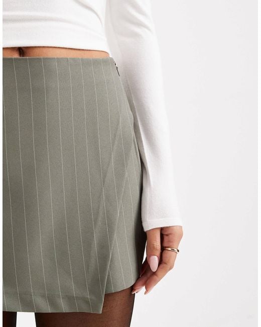 ASOS White Asymmetric Skort