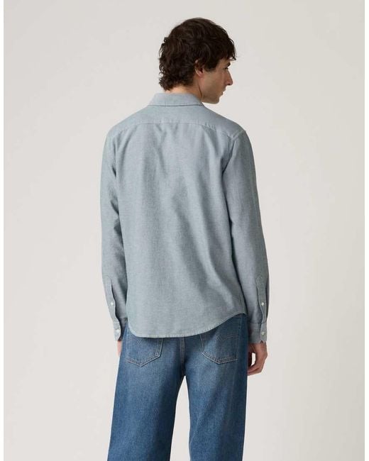 Levi's Blue Battery Housemark Standard Shirt for men