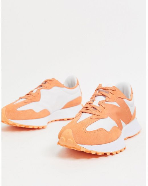 New Balance 1-800-summer 327 Sneakers in Orange for Men | Lyst