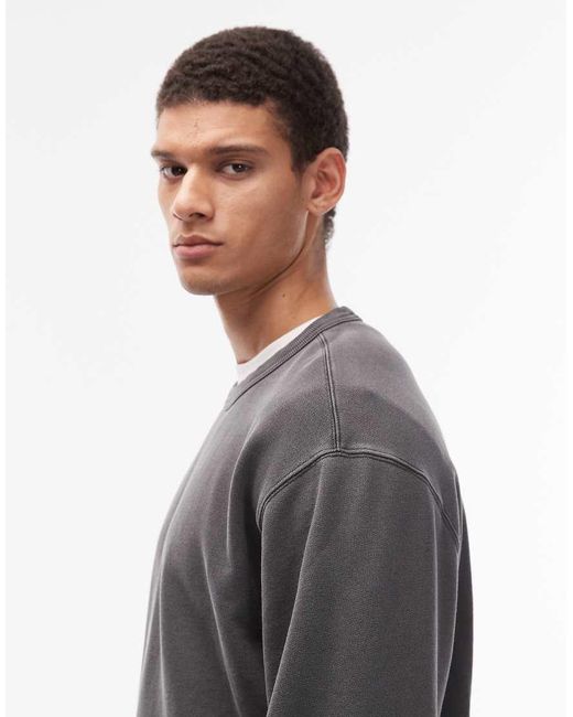 Carhartt Gray Torian Oversized Pullover Sweatshirt for men