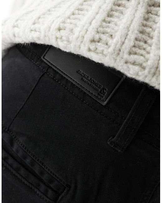 Jack & Jones Black Tapered Chino for men