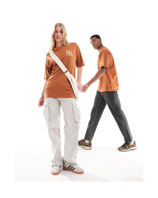 Ny - t-shirt unisexe à logo - rouille KTZ en coloris Brown