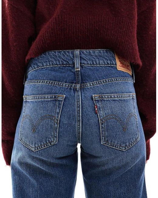 Levi's Blue Superlow Loose Jeans