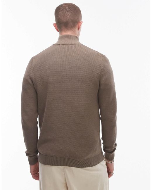 SELECTED – strickpullover aus 100% baumwolle in Gray für Herren