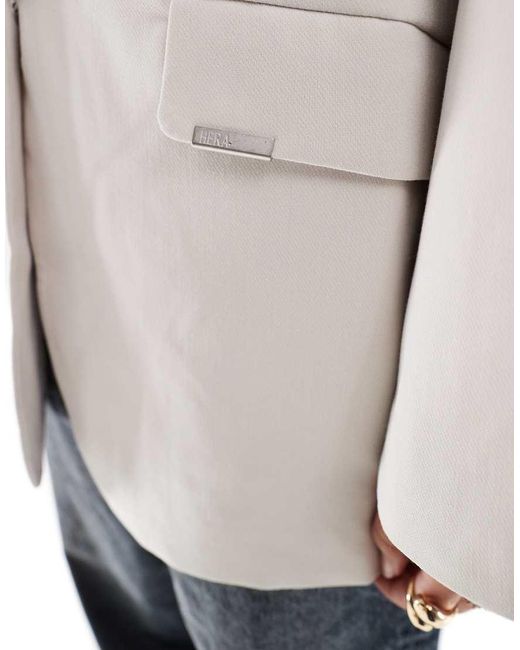 HERA Blue Oversized Studio Blazer