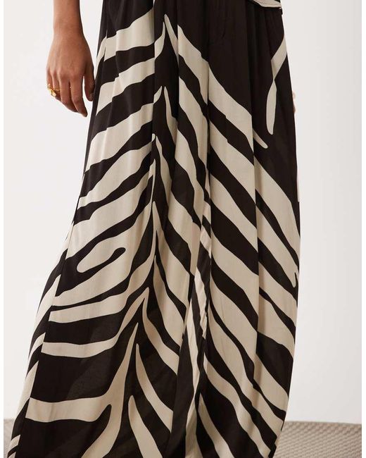 Mango White Cuca Relaxed Trouser Co-Ord