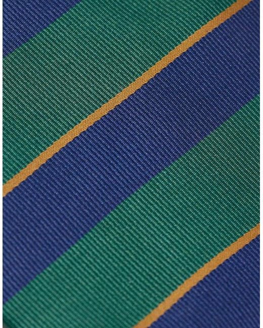 ASOS Blue Stripe Rugby Tie for men