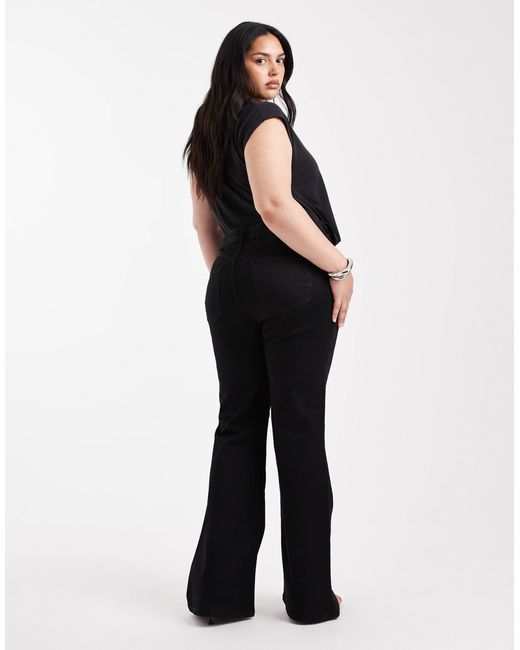 ASOS Black Asos design curve – figurformende jeans
