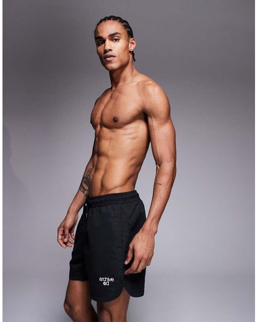 ASOS Gray Swim Shorts for men