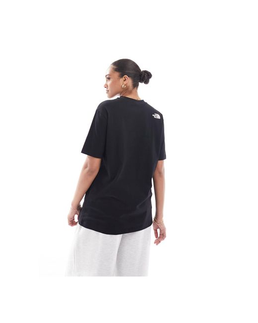 The North Face Blue Simple Dome Logo Oversized T-shirt